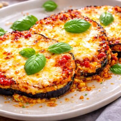 Aubergines à la parmigiana