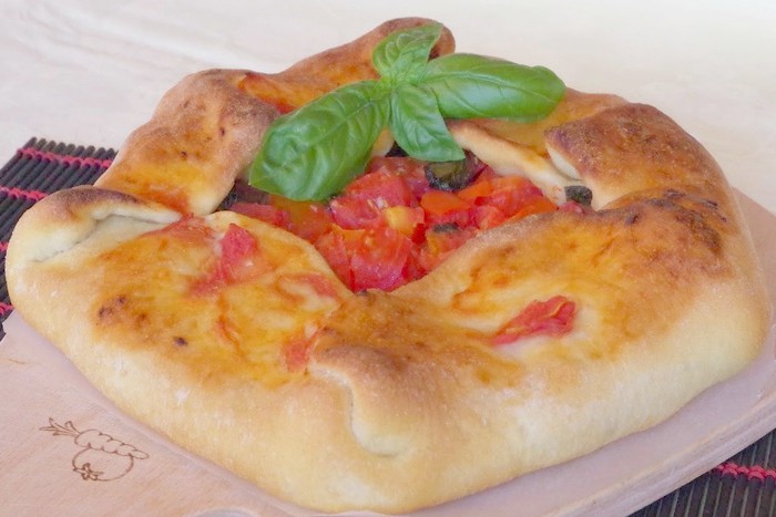 Focaccia aux tomates de Sulcis.