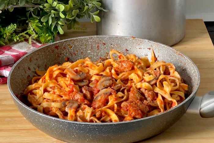 Tagliatelle alla boscaiola