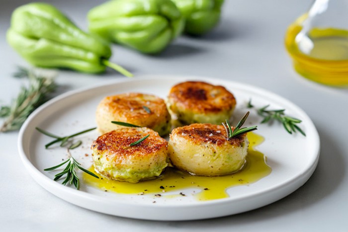 Chayote croustillante au romarin et au paprika
