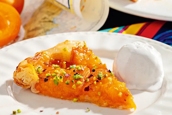 Gâteau renversé aux abricots