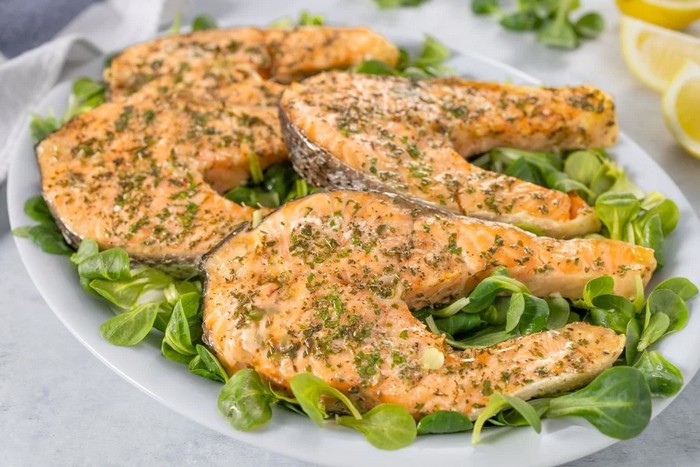 Saumon aux herbes