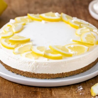 Gâteau au citron froid