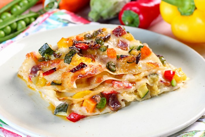 Lasagnes aux légumes et gorgonzola