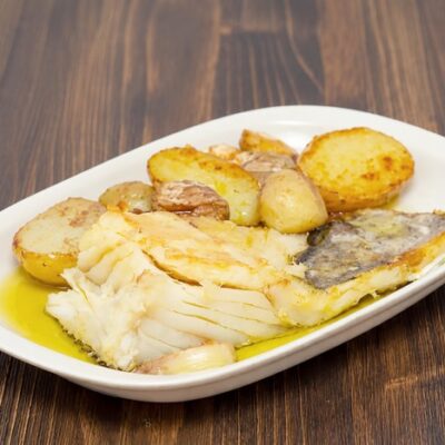 Morue à la Trentina avec pommes de terre