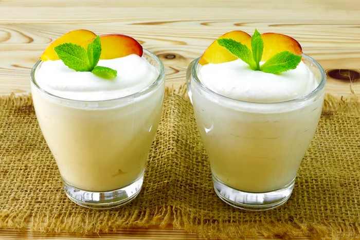 Mousse à la pêche
