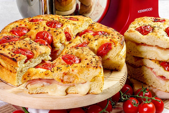 Focaccia farcie