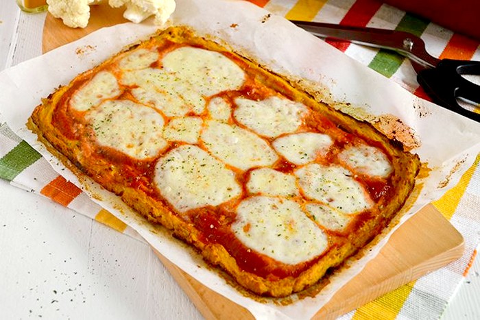 Pizza au chou-fleur